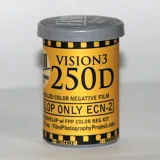 Kodak VISION3 250D film packaging